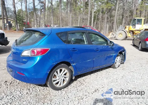 2012 Mazda Mazda3 I Touring from USA, damaged, VIN JM1BL1L76C1527683